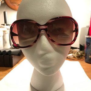 Robert Vendi Jackie-O Pink-tort Sunglasses w/case+cloth -New